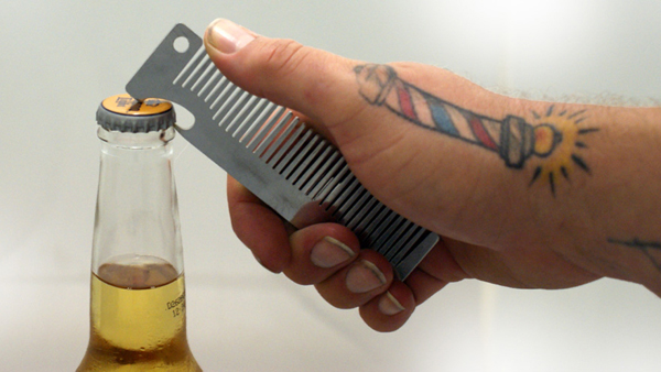 Bottle Opening Comb