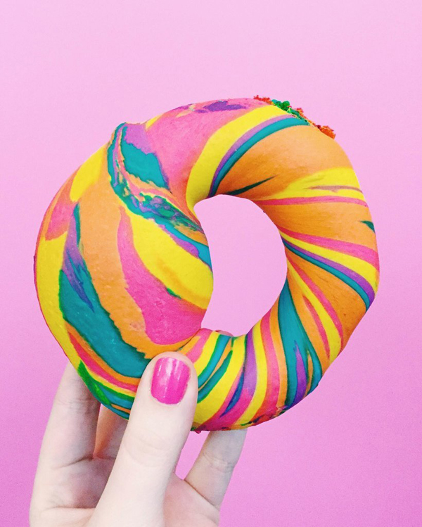 rainbow-bagel